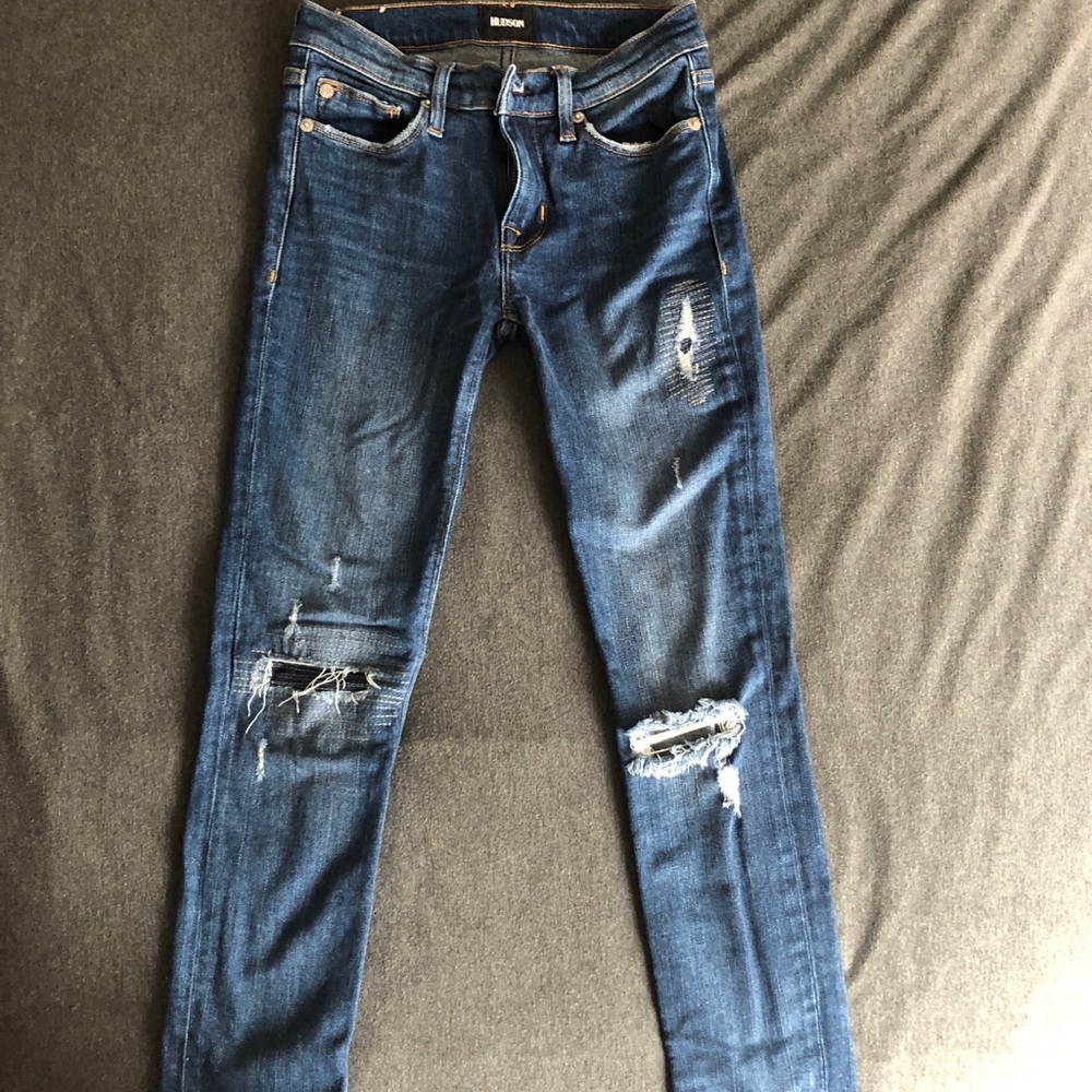 Midrise Tally Skinny Crop Hudson Jeans